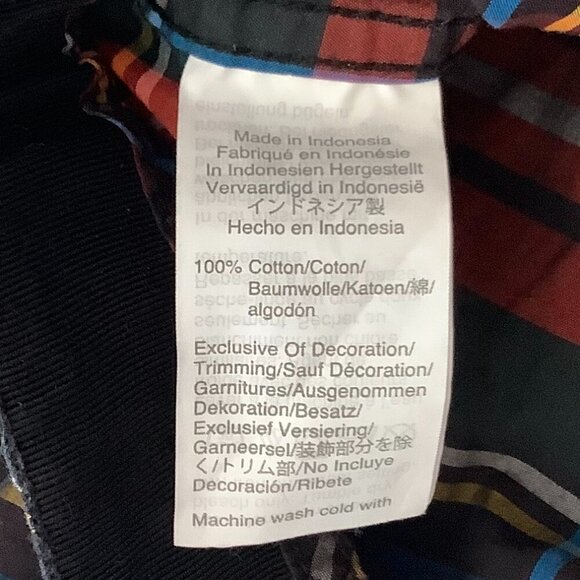 J. Crew women's pajama set shirt long pants XS buttonup plaid red black holiday - Picture 15 of 15